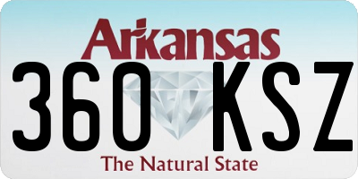 AR license plate 360KSZ