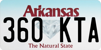 AR license plate 360KTA