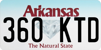 AR license plate 360KTD