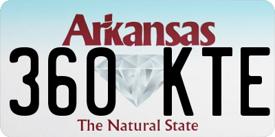 AR license plate 360KTE