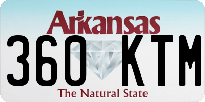 AR license plate 360KTM