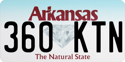 AR license plate 360KTN