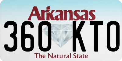 AR license plate 360KTO