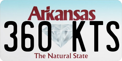 AR license plate 360KTS