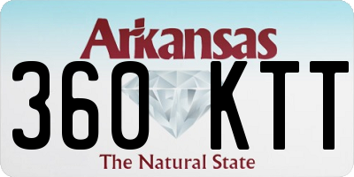 AR license plate 360KTT