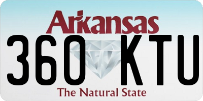 AR license plate 360KTU