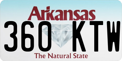 AR license plate 360KTW