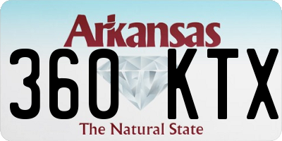 AR license plate 360KTX