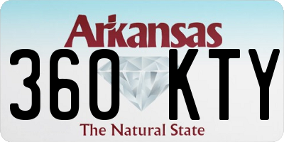 AR license plate 360KTY