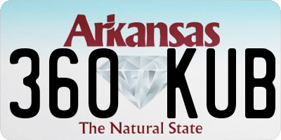 AR license plate 360KUB