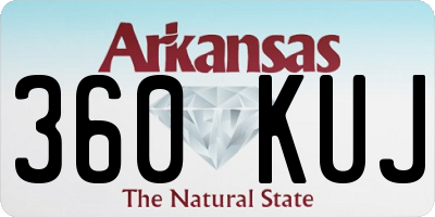 AR license plate 360KUJ
