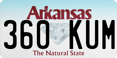 AR license plate 360KUM