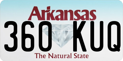 AR license plate 360KUQ