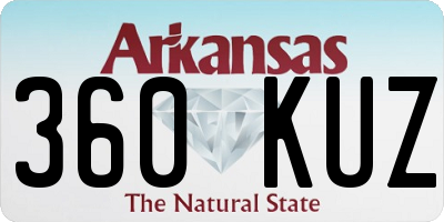 AR license plate 360KUZ