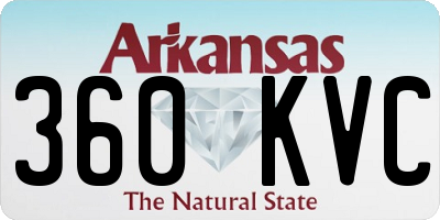 AR license plate 360KVC