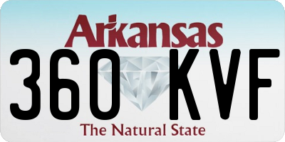AR license plate 360KVF