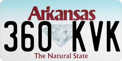 AR license plate 360KVK