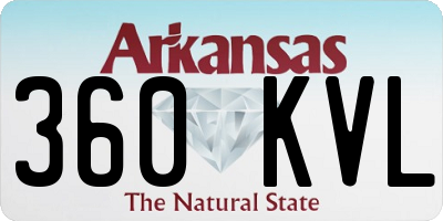 AR license plate 360KVL