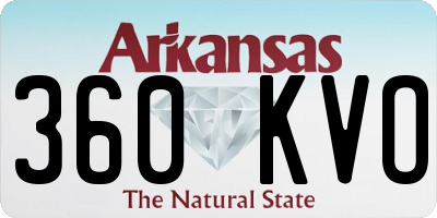 AR license plate 360KVO