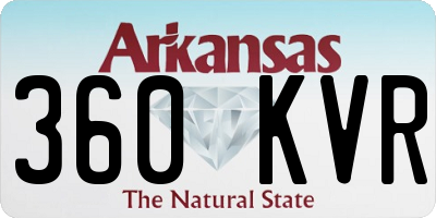 AR license plate 360KVR