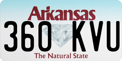 AR license plate 360KVU