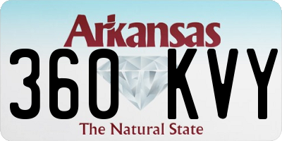 AR license plate 360KVY