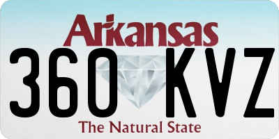 AR license plate 360KVZ