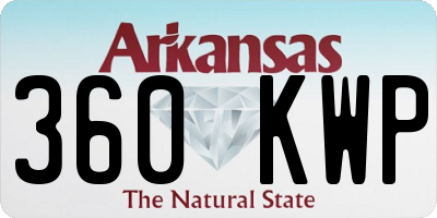 AR license plate 360KWP