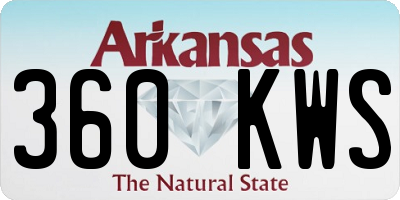 AR license plate 360KWS