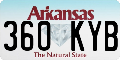 AR license plate 360KYB