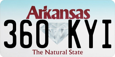 AR license plate 360KYI
