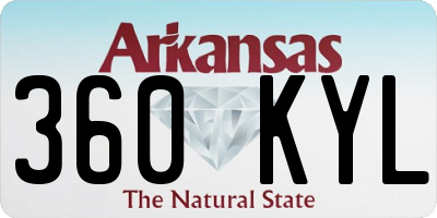 AR license plate 360KYL