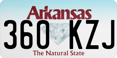 AR license plate 360KZJ