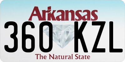 AR license plate 360KZL