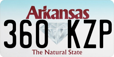 AR license plate 360KZP