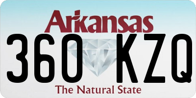 AR license plate 360KZQ