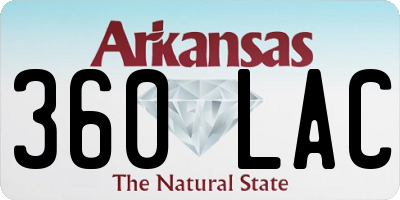 AR license plate 360LAC