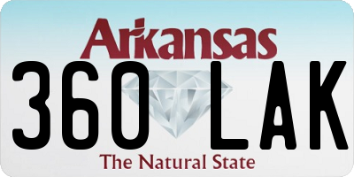AR license plate 360LAK