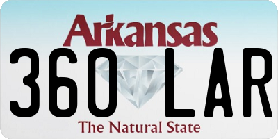 AR license plate 360LAR