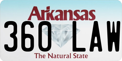 AR license plate 360LAW