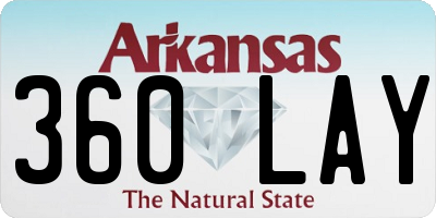 AR license plate 360LAY