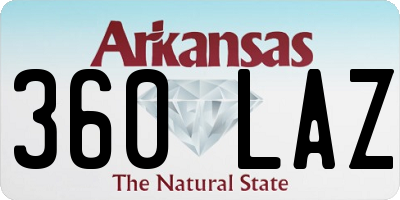 AR license plate 360LAZ