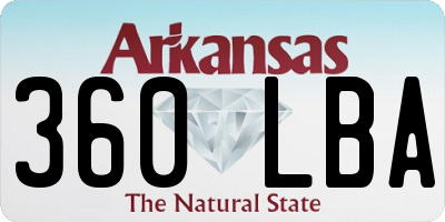 AR license plate 360LBA