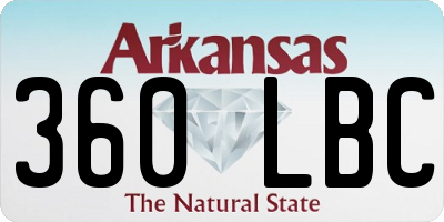 AR license plate 360LBC