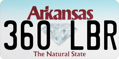 AR license plate 360LBR
