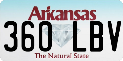 AR license plate 360LBV