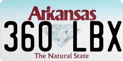 AR license plate 360LBX
