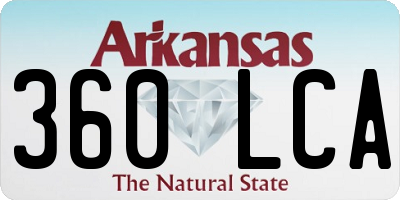 AR license plate 360LCA