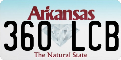 AR license plate 360LCB