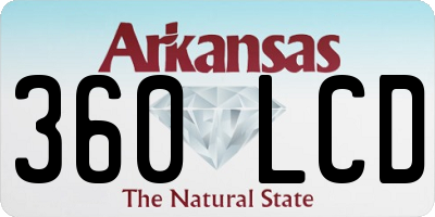 AR license plate 360LCD